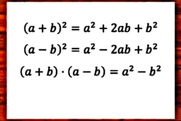 Identidades Notables Essential Mathematical Identities